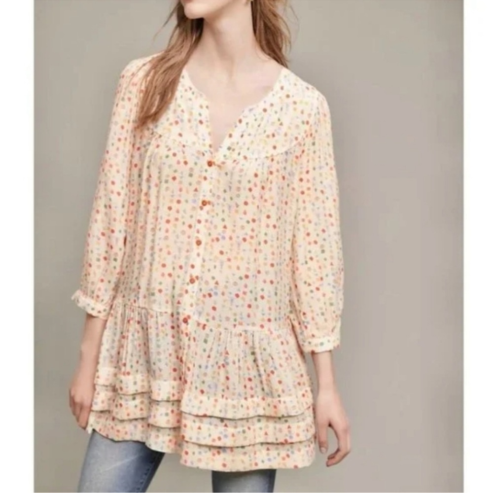 Anthropologie Maeve Appacia Tunic‎ Size Small